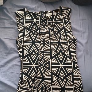 Geometric Calvin Klein shell top